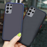 Galaxy S21 Ultra Luxury Shockproof Matte Finish Case