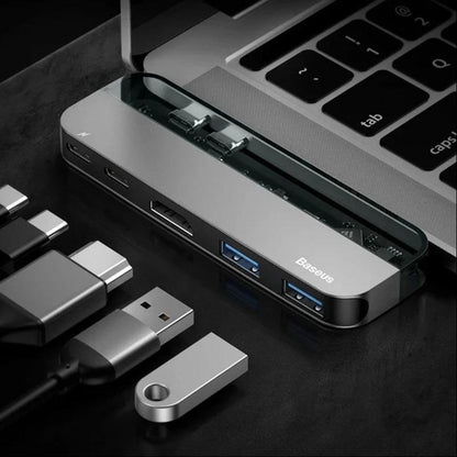 Baseus ® Dual Type-C Multifunctional Transparent Adapter