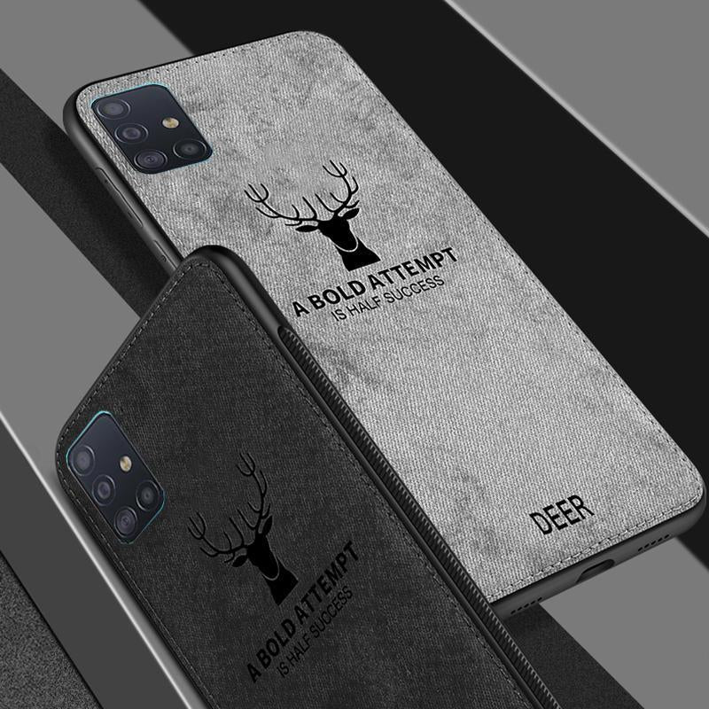 Galaxy A51 Deer Pattern Inspirational Soft Case