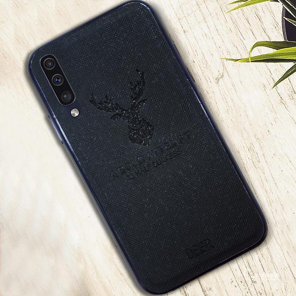 Galaxy A50 Sparkling Deer Pattern Soft Edge Case