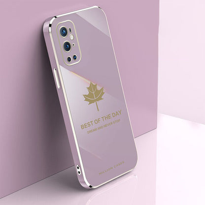 OnePlus 9 Pro Electroplating Mapple Leaf Soft Case