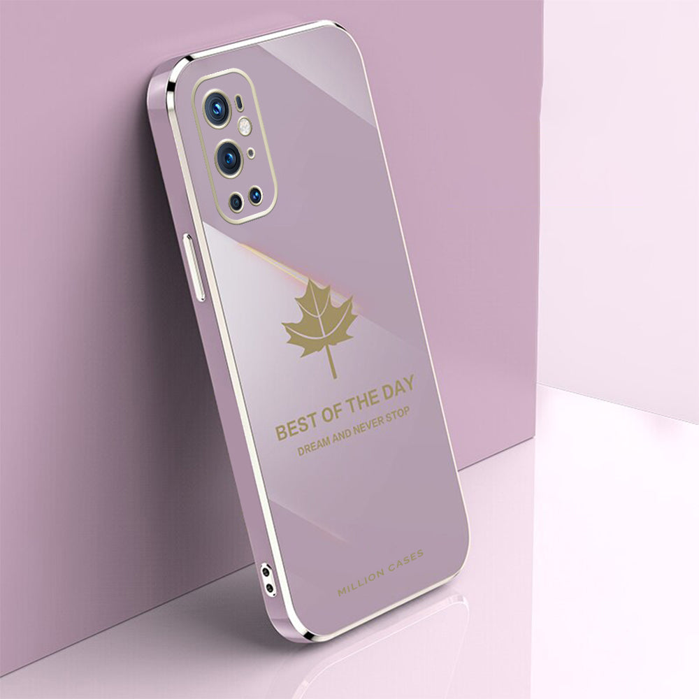 OnePlus 9 Pro Electroplating Mapple Leaf Soft Case