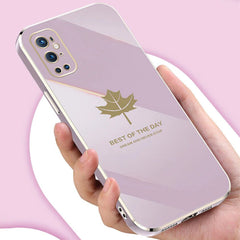 OnePlus 9 Pro Electroplating Mapple Leaf Soft Case