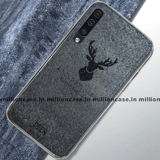 Galaxy A50 Sparkling Deer Pattern Soft Edge Case