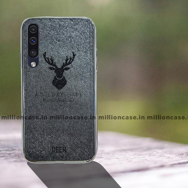 Galaxy A50 Sparkling Deer Pattern Soft Edge Case