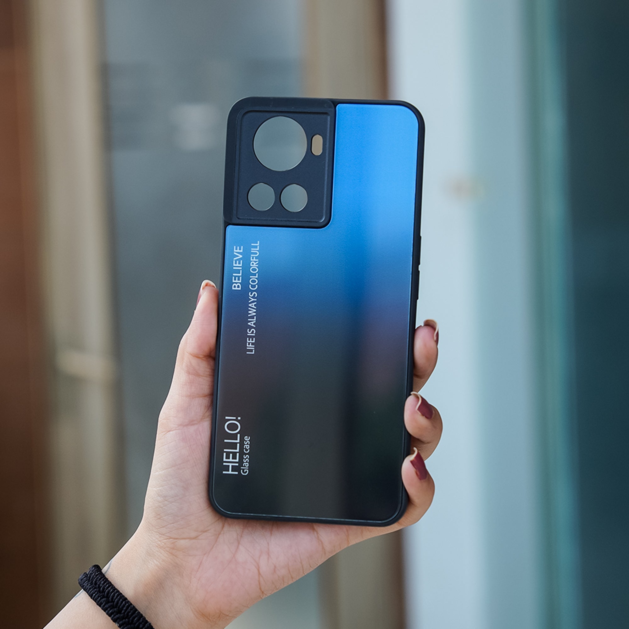 Delicate Gradient Slushy Glass Case - OnePlus