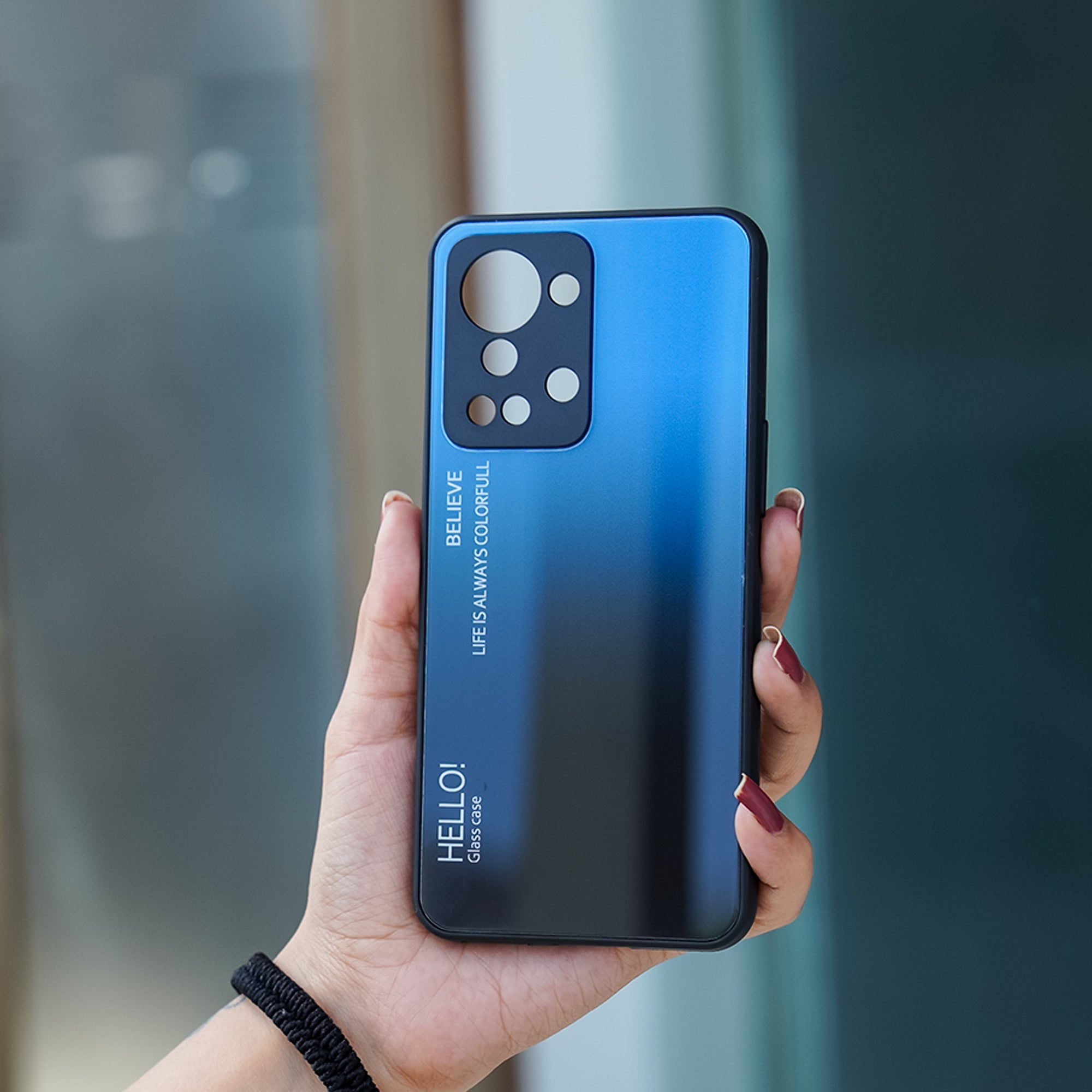 Delicate Gradient Slushy Glass Case - OnePlus