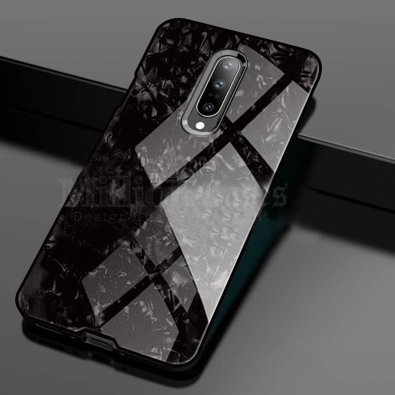 OnePlus 7 Pro Dream Shell Series Textured Marble Case