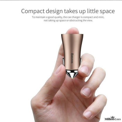 Dual USB Car Phone Charging Adapter