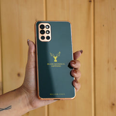 OnePlus 9R/8T Electroplating Reindeer Pattern Glass Case