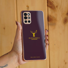 OnePlus 8T  Electroplating Reindeer Pattern Glass Case