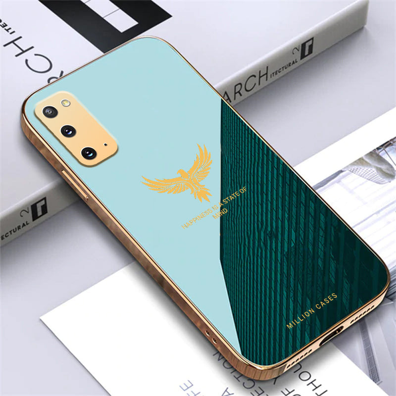 Galaxy S20 Electroplating Eagle Pattern Case