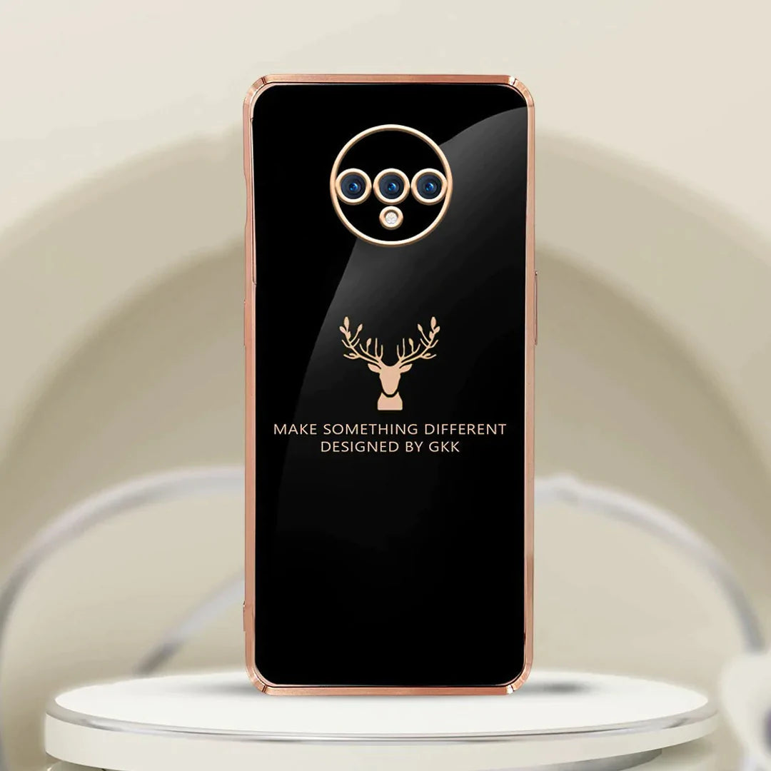 OnePlus 9 Pro Electroplating Reindeer Pattern Glass Case