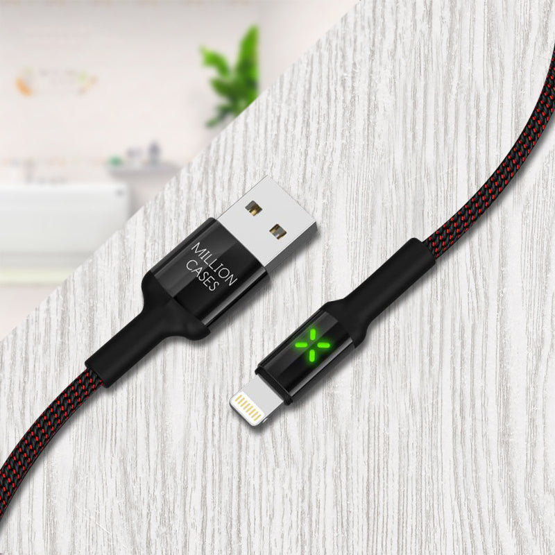 Million Cases Auto Disconnect Fast Charging Braided Cable