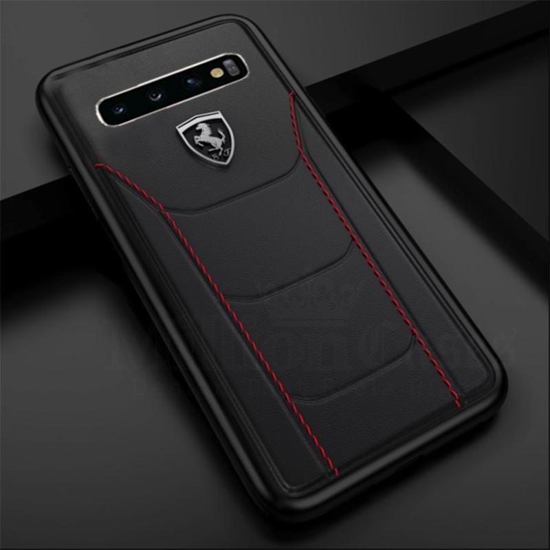 Galaxy Series (2 in 1 Combo)Ferrari Case + Camera Lens Protector