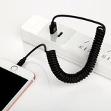 Flexible Spring Data Sync USB Charging Cable