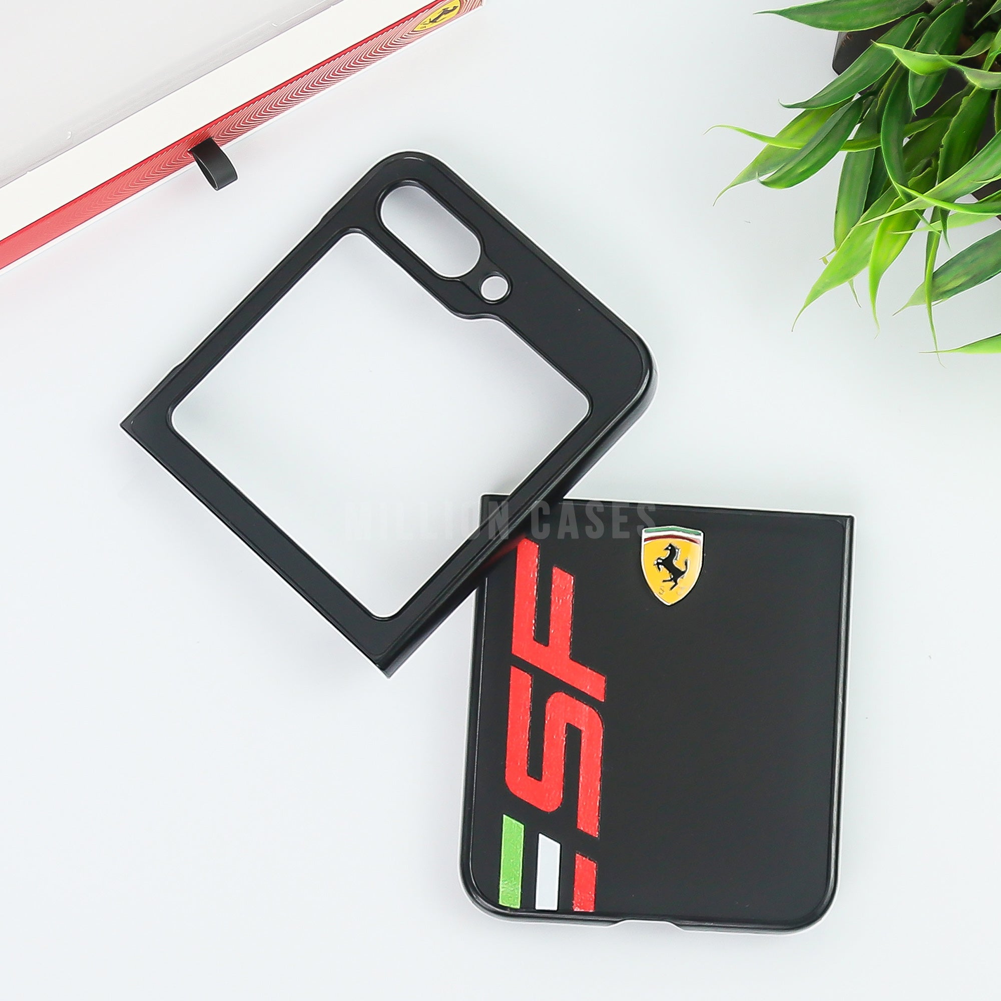 Galaxy Z Series Speed Edition Ferrari Leather Case