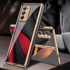 Galaxy Z Fold2 Luxury Printed Glass Case