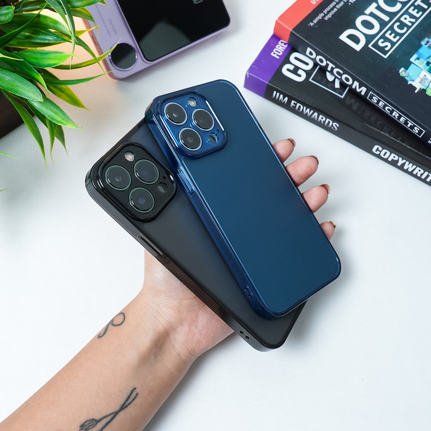 iPhone 13 Pro Frosted Glass Matte Finish Case