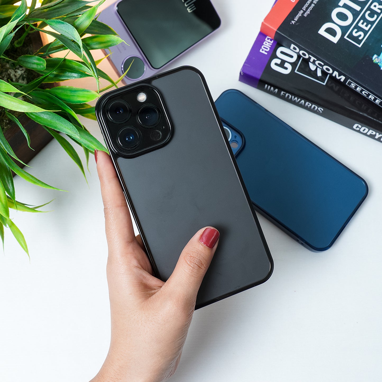 iPhone 13 Pro Frosted Glass Matte Finish Case