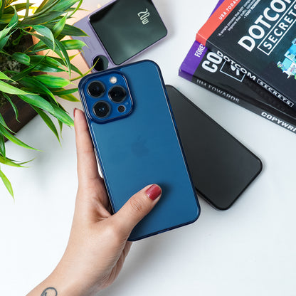 iPhone 13 Pro Frosted Glass Matte Finish Case