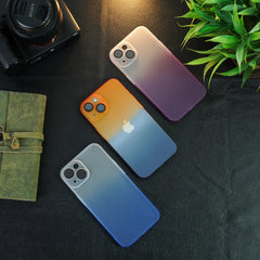 iPhone 14 Pro Frosted Matte Gradient Back Case