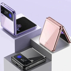 Galaxy Z Flip4 Transparent Glitter Case