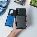 Galaxy S21 Ultra Hidden Card Holder Hybrid Case