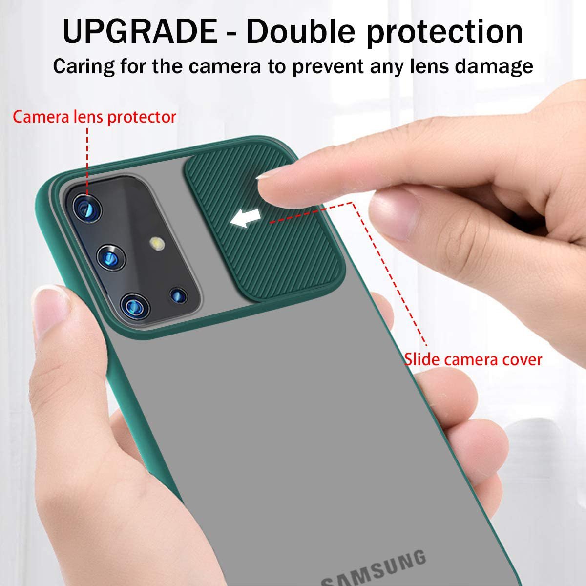 Galaxy M31s Camera Lens Slide Protection Matte Case