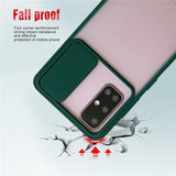Galaxy A71 Camera Lens Slide Protection Matte Case