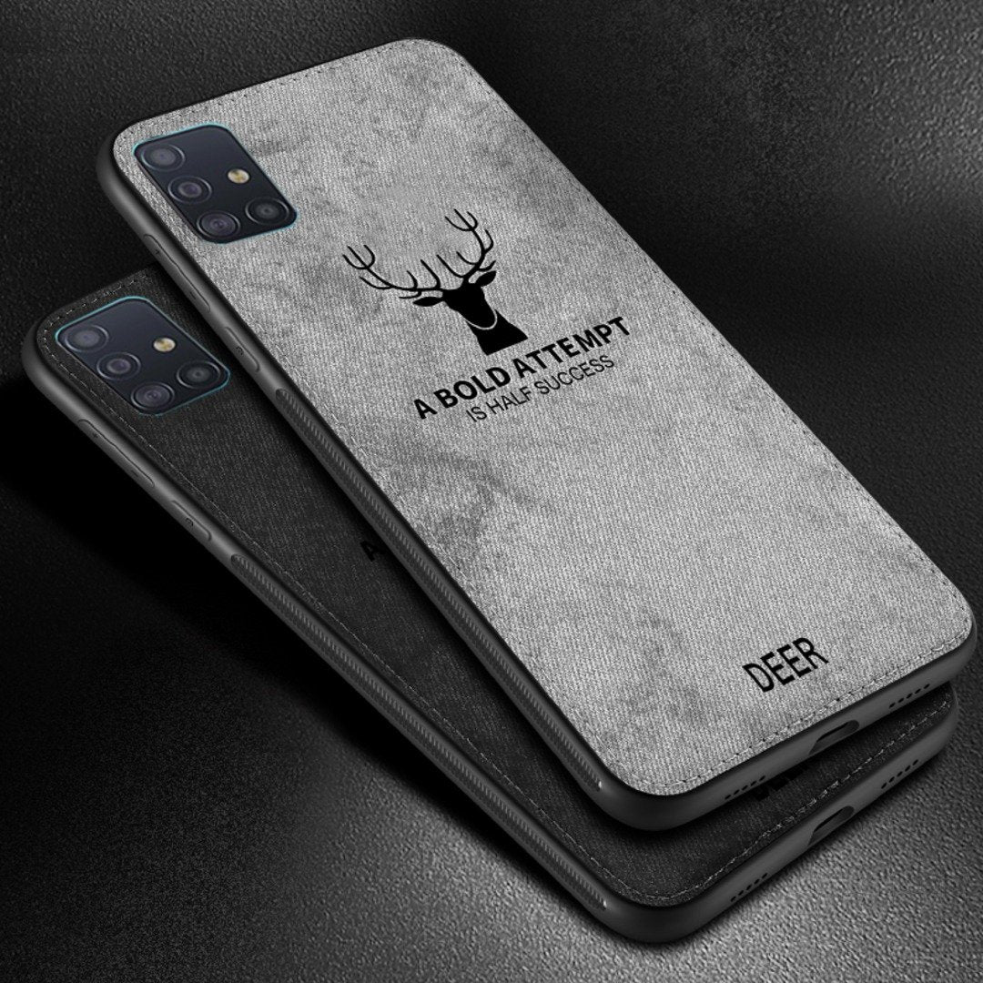 Galaxy A51 Deer Pattern Inspirational Soft Case