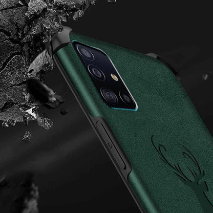 Galaxy M31s Shockproof Deer Leather Texture Case