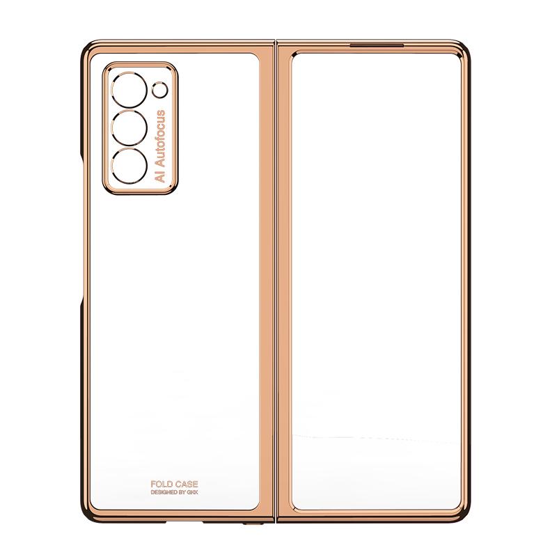 Galaxy Z Fold2 Transparent Glitter Case