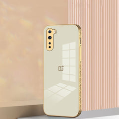 OnePlus Series Embossed TPU Gold Edge Design Case