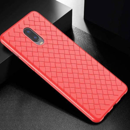 OnePlus 7 Ultra-thin Grid Weaving Case