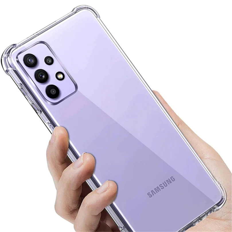 Galaxy A52 Anti-Knock TPU Transparent Case