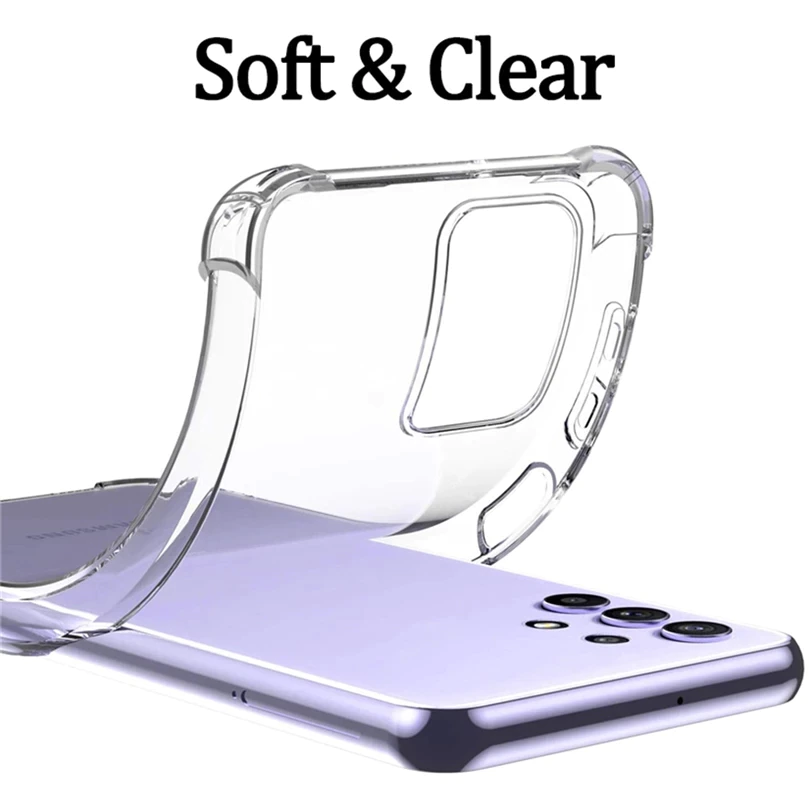 Galaxy A52 Anti-Knock TPU Transparent Case