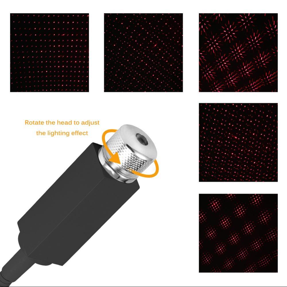 Mini LED Car Roof Star Night Lights