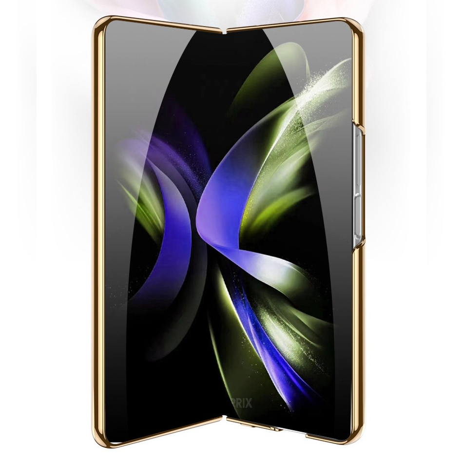 Galaxy Z Fold5 Electroplating Deer Print Glass Case