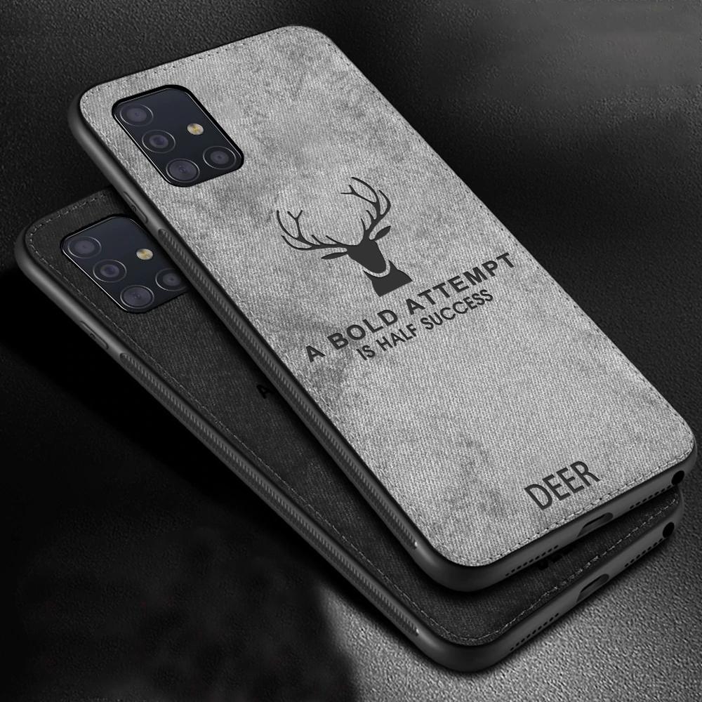 Galaxy M31s Deer Pattern Inspirational Soft Case