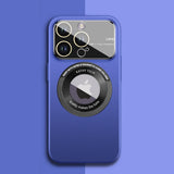 iPhone 15 Series MagSafe Glass Lens Protector Matte Case