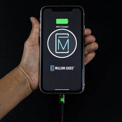 Million Cases Auto Disconnect Fast Charging Braided Lightning Cable