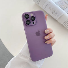 iPhone 14 Pro Series Ultra-Thin Matte Paper Back Case