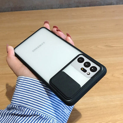 Galaxy Note 20 Ultra Camera Lens Slide Protection Matte Case
