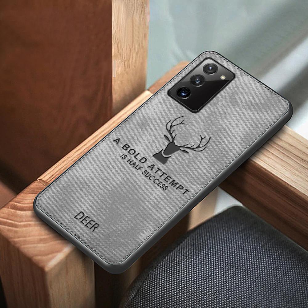 Galaxy Note 20 Deer Pattern Inspirational Soft Case