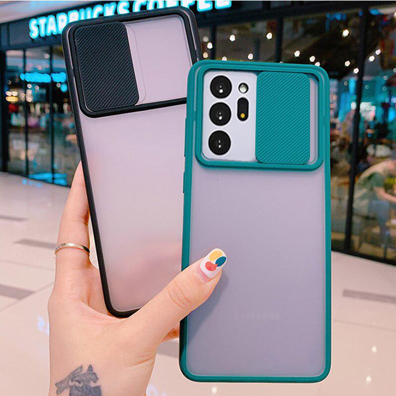 Galaxy Note 20 Ultra Camera Lens Slide Protection Matte Case