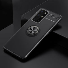 OnePlus 9  (3 in 1 Combo)Metallic Finger Ring Holder Matte Case + Tempered + Camera Lens Protector