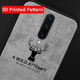 OnePlus 8 (3 in 1 Combo) Deer Case + Tempered Glass + Earphones