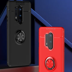 OnePlus 8 Pro (3 in 1 Combo) Metallic Ring Case + Tempered Glass + Earphones