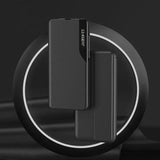 OnePlus Nord CE (3 in 1 Combo) Leather Flip Case + Tempered Glass + Camera Lens Protector